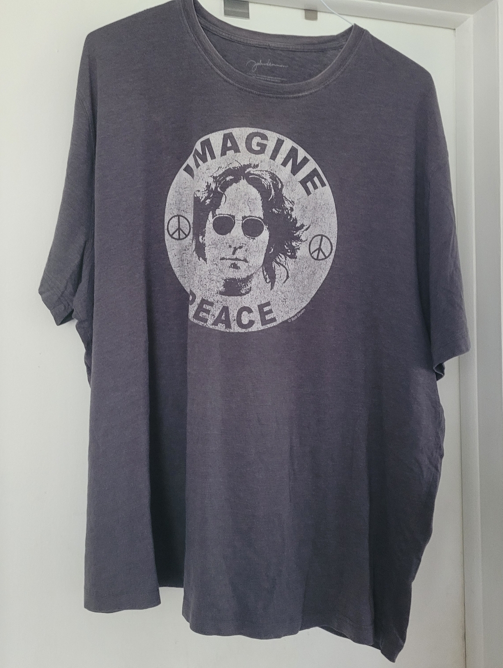 John Lennon Imagine Peace 3LX graphic T shirt cotton Blend 2015